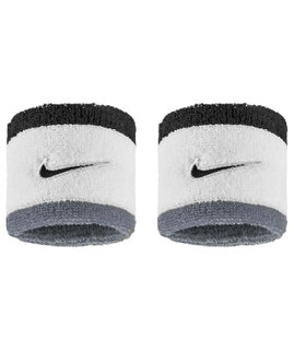 Nike Sweatband Swoosh Classic (Cotton Blend) 2025 white/grey/black - 2 pieces