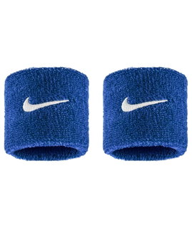 Nike Sweatband Swoosh Classic (Cotton Blend) 2025 Royal Blue - 2 Pieces