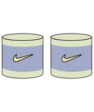 Nike Schweissband Swoosh Classic (Baumwollmix) 2026 kobaltblau/mint - 2 Stück