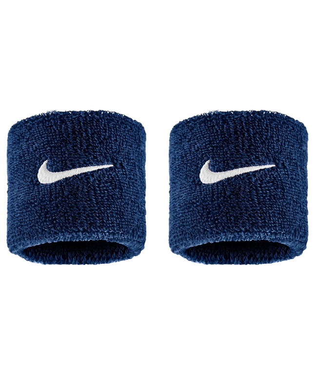 Nike Schweissband Swoosh Classic (Baumwollmix) 2025 navyblau - 2 Stück