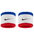 Nike Schweissband Swoosh Classic (Baumwollmix) 2025 weiss/blau/rot - 2 Stück