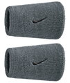 Nike Schweissband Swoosh Classic Doublewide Jumbo (Baumwollmix) 2025 grau - 2 Stück