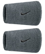 Nike Sweatband Swoosh Classic Doublewide Jumbo (Cotton Blend) 2025 grey - 2 pieces
