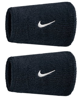 Nike Sweatband Swoosh Classic Doublewide Jumbo (Cotton Blend) 2025 black - 2 pieces