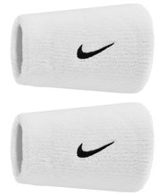 Nike Sweatband Swoosh Classic Doublewide Jumbo (Cotton Blend) 2025 white - 2 pieces