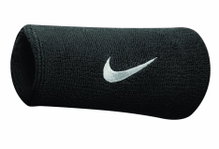 Nike Sweatband Swoosh Jumbo (74% Cotton) black - 2 pieces