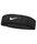 Nike Stirnband Swoosh Classic (Baumwollmix) 2025 schwarz - 1 Stück