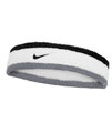Nike Stirnband Swoosh Classic (Baumwollmix) 2025 weiss/grau/schwarz - 1 Stück