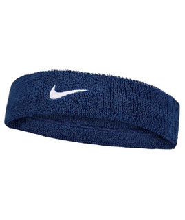Nike Stirnband Swoosh Classic (Baumwollmix) 2025 navyblau - 1 Stück