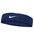 Nike Stirnband Swoosh Classic (Baumwollmix) 2025 navyblau - 1 Stück
