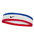 Nike Stirnband Swoosh Classic (Baumwollmix) 2025 weiss/blau/rot - 1 Stück
