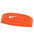 Nike Stirnband Swoosh Classic (Baumwollmix) 2025 orange - 1 Stück
