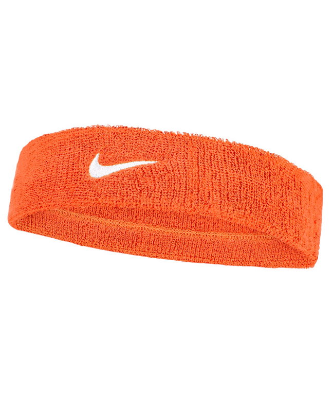 Nike Stirnband Swoosh Classic (Baumwollmix) 2025 orange - 1 Stück