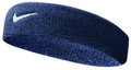 Nike Stirnband Swoosh (70% Baumwolle) obsidian - 1 Stück
