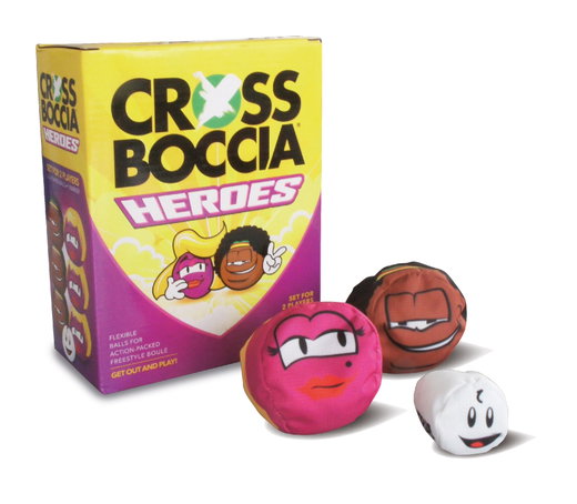 Crossboccia® Doublepack HEROES 2x3er Set für 2 Spieler Blond & Muffin