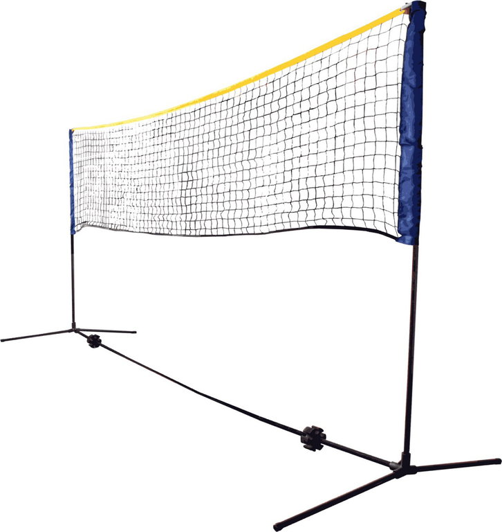 Schildkröt Netz Federball (höhenverstelbar bis 1,55m) - Breite 3 Meter