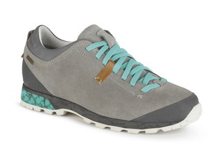 AKU Codzienno-Podróżne buty Bellamont III Suede Low GTX (wodoodporne) jasnoszare/jadeitowe Damskie