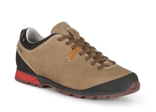 AKU Alltag-Travelschuhe Bellamont III Low GTX (Nubukleder, wasserdicht) beigebraun/brick Herren