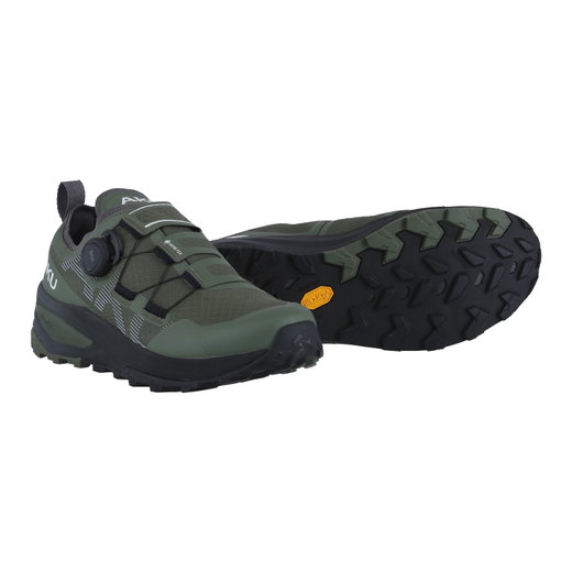 Buty trekkingowe AKU Furiosa BOA GTX (Fast-Hiking, wodoodporne) ciemnozielone/szare męskie
