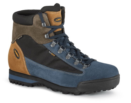 AKU Hiking Shoes Slope Original GTX (Trekking, waterproof, Made in Italy) anthracite/blue Men