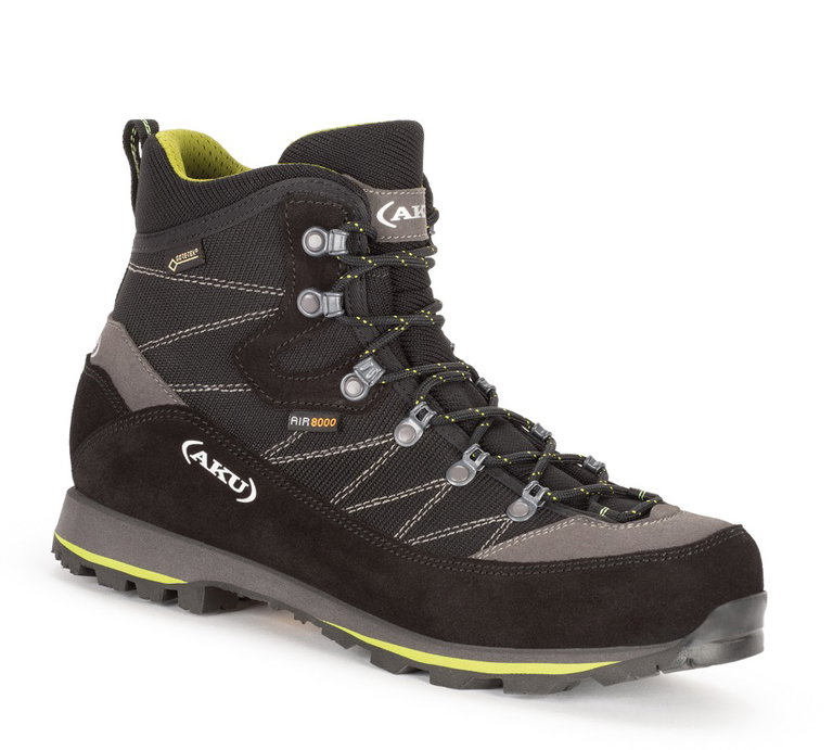 AKU Wanderschuhe Trekker Lite III GTX (Tagestouren, robust, leicht, Komfort) schwarz/grün Herren