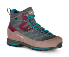 AKU Wanderschuhe Trekker Lite III Wide GTX (Trekking, wassdericht, weit) grau/pink Damen