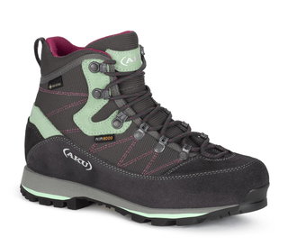AKU Wanderschuhe Trekker Lite III GTX (Tagestouren, wasserdicht) grau/aquamarin Damen