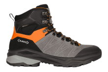AKU Trekking Hiking Shoes Adapta SD GTX (Suede, waterproof) grey/orange men's