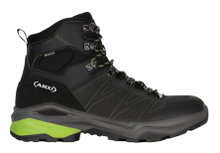 AKU Trekking-Wanderschuhe Adapta SD GTX (Wildleder, wasserdicht) anthrazitgrau/grün Herren