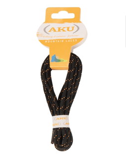 AKU Schnürsenkel Rocky Round Mix schwarz/orange 140cm