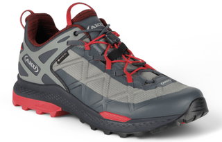 Buty trekkingowe AKU Rocket DFS GTX (Fast-Hiking, wodoodporne) szare/czerwone męskie