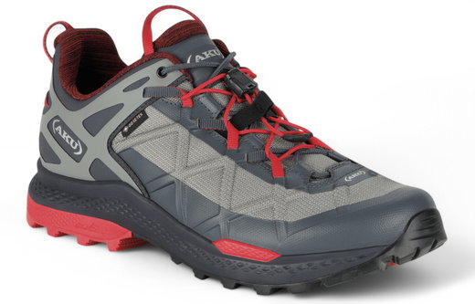 AKU Wanderschuhe Rocket DFS GTX (Fast-Hiking, wasserdicht) grau/rot Herren
