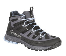 AKU Wanderschuhe Selvatica MID GTX (wasserdicht) grau/schwarz/hellblau Damen