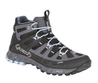 AKU Selvatica MID GTX Hiking Shoes (waterproof) grey/black/light blue ladies