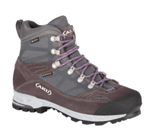 AKU Trekker Pro GTX Hiking Shoes (waterproof) grey/burgundy/purple ladies
