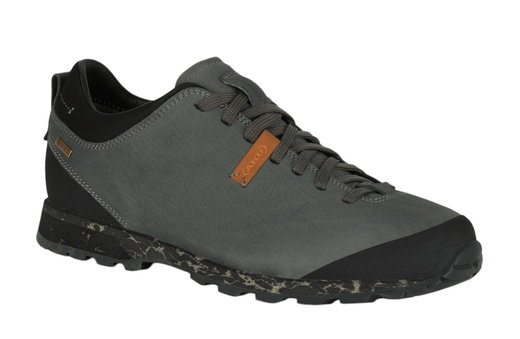 AKU Everyday Travel Shoes Bellamont III Low GTX (Nubuck Leather, Waterproof) Dark Grey Men's