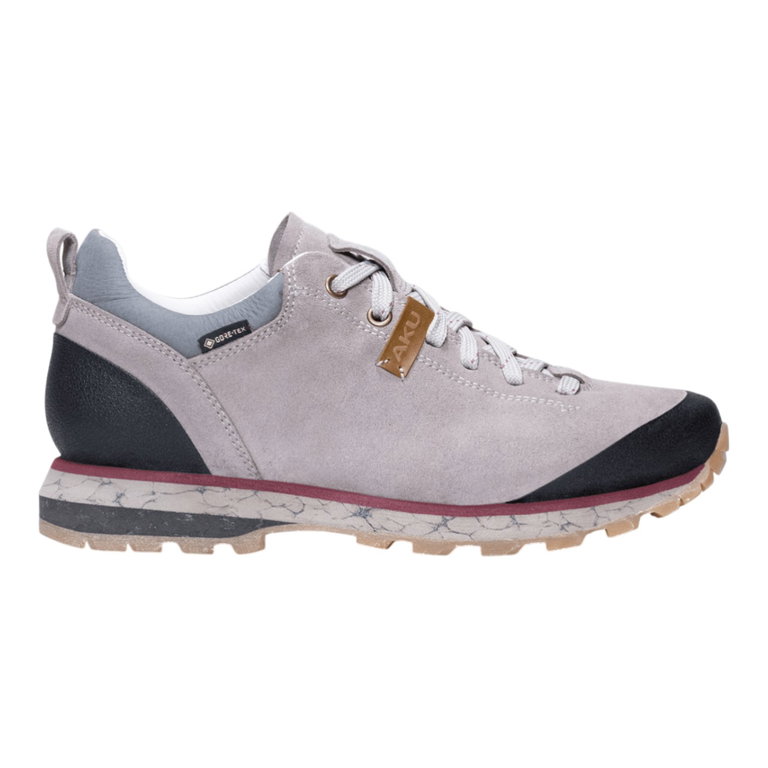 AKU Everyday Travel Shoes Bellamont IV Suede GTX (waterproof) grey/burgundy Ladies