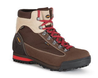 AKU Wanderschuhe Slope Original GTX (Trekking, wasserdicht, Made in Italy) beigebraun/brick Herren