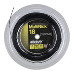 Ashaway Squashsaite Multinick 18 (Power+Kontrolle) schwarz 110m Rolle