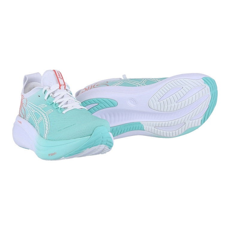 Asics Laufschuhe Gel Nimbus 27 (Dämpfung) mintgrün/weiss Herren