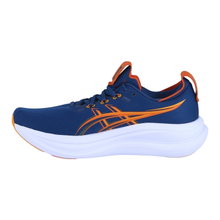 Asics Laufschuhe Gel Nimbus 28 (Dämpfung) dunkelblau/orange Herren