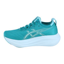 Asics Laufschuhe Gel Nimbus 27 (Dämpfung) türkis/grün Damen