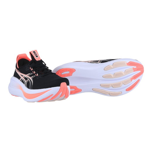 Asics Laufschuhe Gel Nimbus 28 (Dämpfung) schwarz/pink Damen