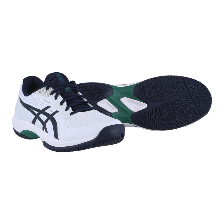 Asics buty tenisowe Game FF Allcourt 2025 białe/granatowe męskie