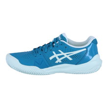 Asics Buty tenisowe Gel Challenger 14 Clay/Na korty (Amortyzacja) 2024 niebiesko-zielone Damskie