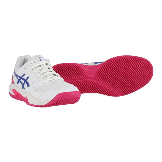 Asics Tennisschuhe Gel Dedicate 8 Clay/Sandplatz weiss/pink Damen