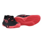 Asics Tennisschuhe Gel Resolution X Clay/Sandplatz (Stabilität) schwarz/pink Damen
