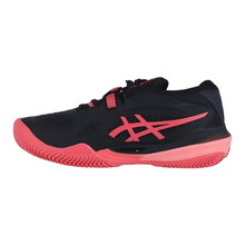 Buty tenisowe Asics Gel Resolution X na nawierzchnię ceglaną/piaskową (stabilność) czarne/różowe damskie