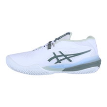 Asics buty tenisowe Gel Resolution X na nawierzchnię ceglaną/piaskową (stabilność) 2025 białe/jasnozielone damskie