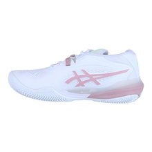 Asics Tennis Shoes Gel Resolution X Clay/Sand Court (Stability) White/Pink Ladies